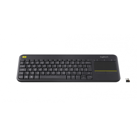 Logitech Wireless Touch Keyboard K400 Plus - Keyboard - wireless - 2.4 GHz - English - 10
