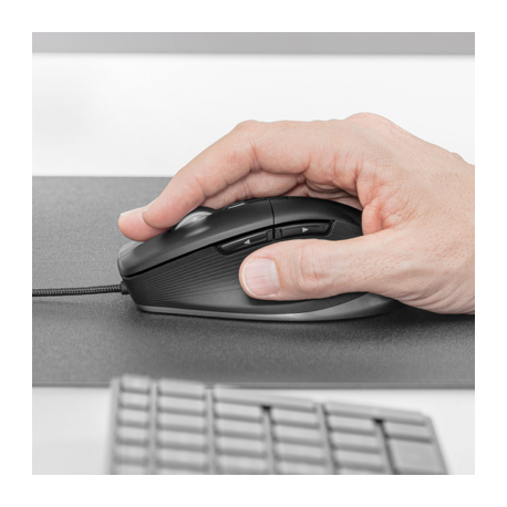 3Dconnexion CadMouse Pro - Mouse - ergonomic - optical - 7 buttons - wired - 2