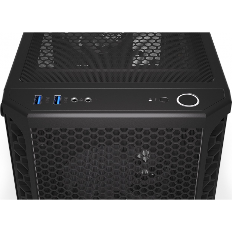 Endorfy Signum 300 ARGB - Mid tower - ATX - windowed side panel (tempered glass) - no power supply (ATX) - black - USB / Audio - 5
