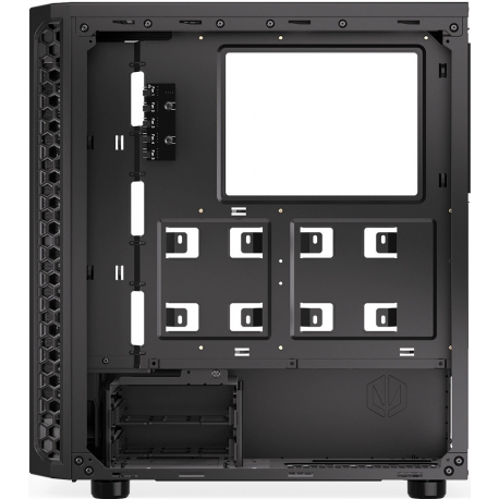 Endorfy Signum 300 Air - Mid tower - ATX - windowed side panel (tempered glass) - no power supply (ATX) - black - USB / Audio - 2