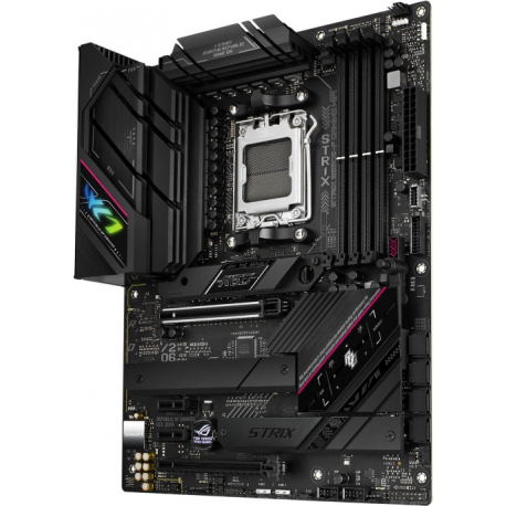 ASUS ROG Strix B650E-F Gaming WiFi - Motherboard - ATX - Socket AM5 - AMD B650 Chipset - USB 3.2 Gen 1, USB 3.2 Gen 2, USB-C 3.2 Gen2, USB-C 3.2 Gen 2x2 - 2.5 Gigabit LAN, Wi-Fi, Bluetooth - onboard graphics (CPU required) - HD Audio (8-channel) - 2