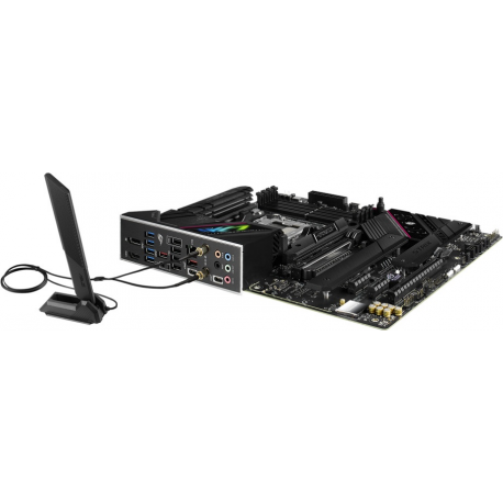 ASUS ROG Strix B650E-F Gaming WiFi - Motherboard - ATX - Socket AM5 - AMD B650 Chipset - USB 3.2 Gen 1, USB 3.2 Gen 2, USB-C 3.2 Gen2, USB-C 3.2 Gen 2x2 - 2.5 Gigabit LAN, Wi-Fi, Bluetooth - onboard graphics (CPU required) - HD Audio (8-channel) - 8