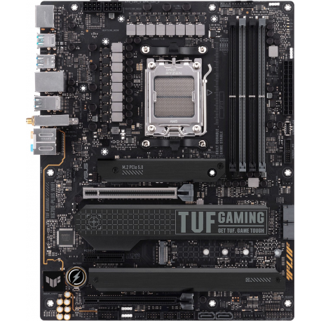 ASUS TUF GAMING X670E-PLUS WIFI - Motherboard - ATX - Socket AM5 - AMD X670 Chipset - USB 3.2 Gen 1, USB 3.2 Gen 2, USB-C Gen 2x2, USB-C 3.2 Gen2 - 2.5 Gigabit LAN, Wi-Fi, Bluetooth - onboard graphics (CPU required) - HD Audio (8-channel) - 1