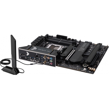 ASUS TUF GAMING X670E-PLUS WIFI - Motherboard - ATX - Socket AM5 - AMD X670 Chipset - USB 3.2 Gen 1, USB 3.2 Gen 2, USB-C Gen 2x2, USB-C 3.2 Gen2 - 2.5 Gigabit LAN, Wi-Fi, Bluetooth - onboard graphics (CPU required) - HD Audio (8-channel) - 8