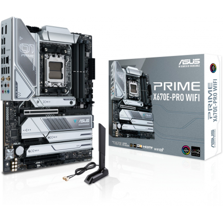 ASUS PRIME X670E-PRO WIFI AM5 ATX MB 4xDIMM DDR5 4xM.2 4xSATA