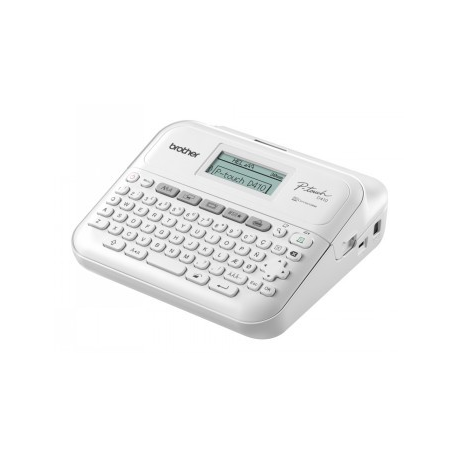 Brother P-Touch PT-D410 - Labelmaker - B / W - thermal transfer - 18 mm width - 180 dpi - up to 20 mm / sec - USB - cutter - print preview, mirror print, vertical print, multi-copy printing - 0