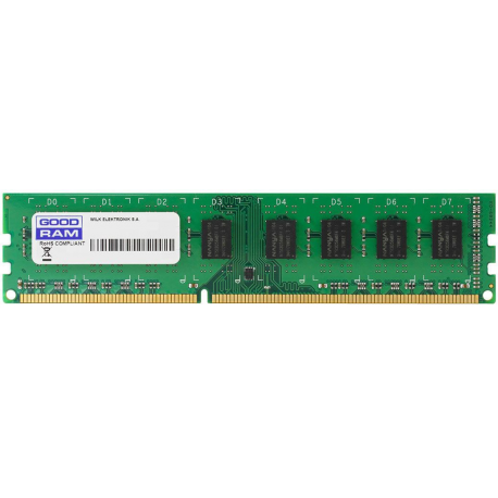 GOODRAM - DDR3 - module - 8 GB - DIMM 240-pin - 1600 MHz  /  PC3-12800 - CL11 - 1.35 V - unbuffered - non-ECC - 0