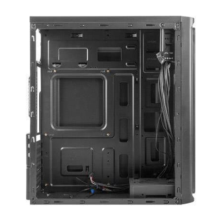 Natec PC Case Armadillo Grey, Midi Tower, Power supply included No