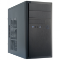 Chieftec Elox Series HT-01B - Tower - micro ATX - no power supply - black - USB/Audio