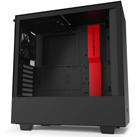 NZXT H510 Side window, Black/Red, ATX, Power supply included No