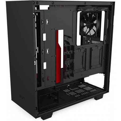 NZXT H510 Side window, Black/Red, ATX, Power supply included No