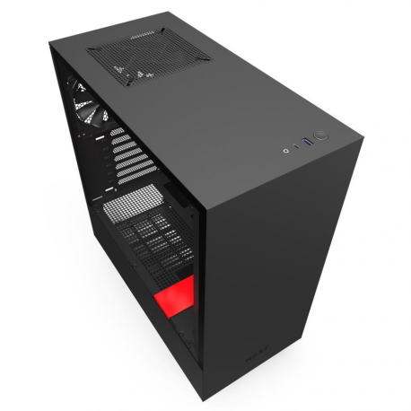 NZXT H510 Side window, Black/Red, ATX, Power supply included No