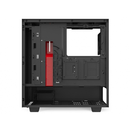 NZXT H510 Side window, Black/Red, ATX, Power supply included No