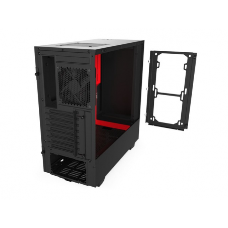 NZXT H510 Side window, Black/Red, ATX, Power supply included No