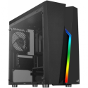 AeroCool Bolt Mini - Tower - micro ATX - windowed side panel (acrylic) - no power supply (ATX) - black - USB/Audio