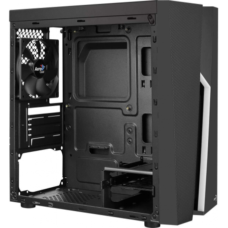 AeroCool Bolt Mini - Tower - micro ATX - windowed side panel (acrylic) - no power supply (ATX) - black - USB/Audio - 3