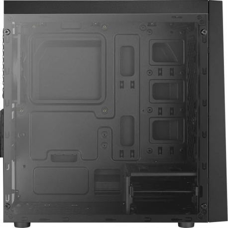AeroCool Bolt Mini - Tower - micro ATX - windowed side panel (acrylic) - no power supply (ATX) - black - USB/Audio - 4