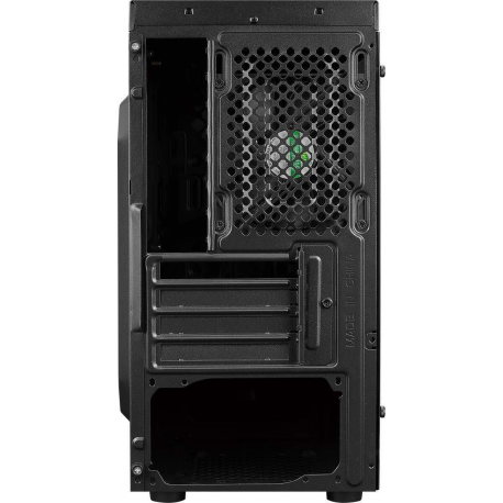 AeroCool Bolt Mini - Tower - micro ATX - windowed side panel (acrylic) - no power supply (ATX) - black - USB/Audio - 6