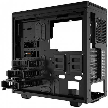 be quiet! Pure Base 600 Window - Tower - ATX - windowed side panel - no power supply (ATX / PS/2) - black - USB/Audio - 1