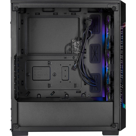 Corsair Airflow Tempered Glass Mid-Tower Smart Case iCUE 220T RGB Side window, Mid-Tower, Black, Power supply included No, Stee