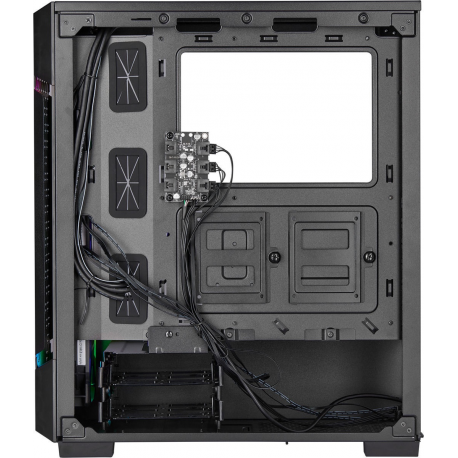 Corsair Airflow Tempered Glass Mid-Tower Smart Case iCUE 220T RGB Side window, Mid-Tower, Black, Power supply included No, Stee