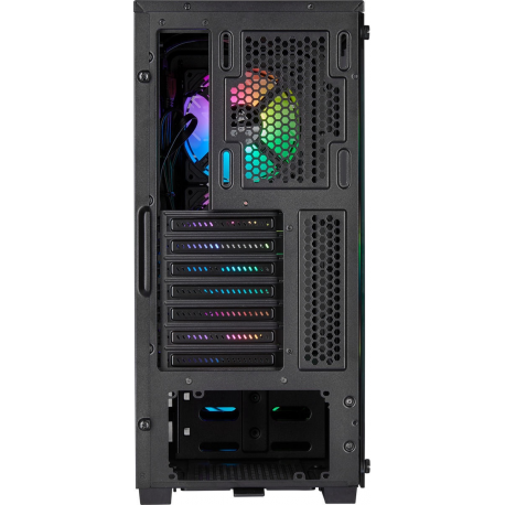 Corsair Airflow Tempered Glass Mid-Tower Smart Case iCUE 220T RGB Side window, Mid-Tower, Black, Power supply included No, Stee