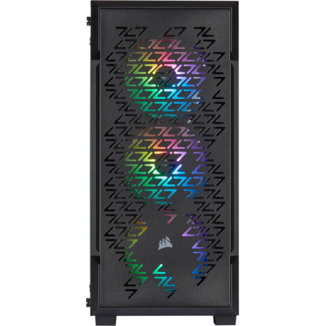 Corsair Airflow Tempered Glass Mid-Tower Smart Case iCUE 220T RGB Side window, Mid-Tower, Black, Power supply included No, Stee