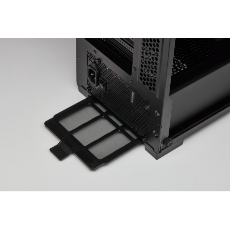 Corsair Airflow Tempered Glass Mid-Tower Smart Case iCUE 220T RGB Side window, Mid-Tower, Black, Power supply included No, Stee