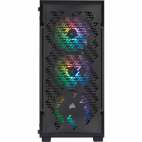 Corsair Airflow Tempered Glass Mid-Tower Smart Case iCUE 220T RGB Side window, Mid-Tower, Black, Power supply included No, Stee