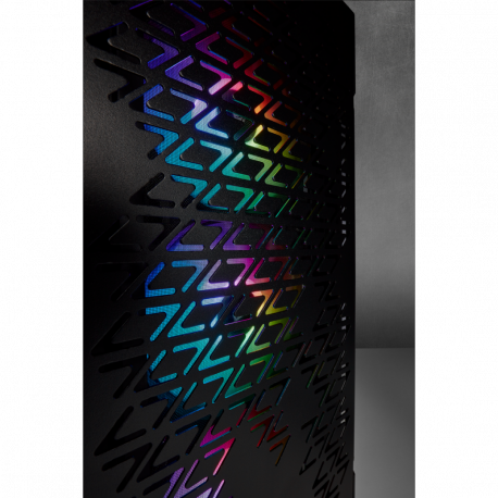 Corsair Airflow Tempered Glass Mid-Tower Smart Case iCUE 220T RGB Side window, Mid-Tower, Black, Power supply included No, Stee