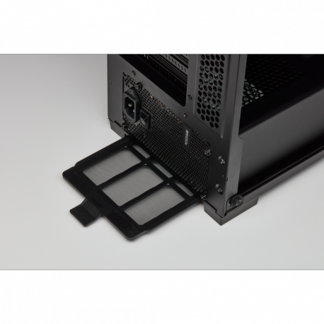 Corsair Airflow Tempered Glass Mid-Tower Smart Case iCUE 220T RGB Side window, Mid-Tower, Black, Power supply included No, Stee