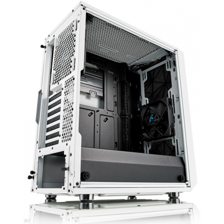 Fractal Design Meshify C White - TG FD-CA-MESH-C-WT-TGC Side window, White, ATX, Power supply included No
