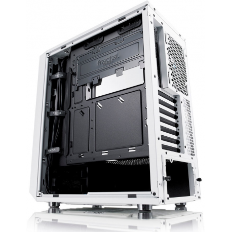 Fractal Design Meshify C White - TG FD-CA-MESH-C-WT-TGC Side window, White, ATX, Power supply included No