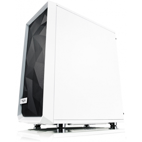 Fractal Design Meshify C White - TG FD-CA-MESH-C-WT-TGC Side window, White, ATX, Power supply included No