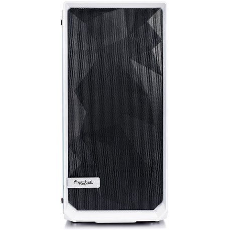 Fractal Design Meshify C White - TG FD-CA-MESH-C-WT-TGC Side window, White, ATX, Power supply included No