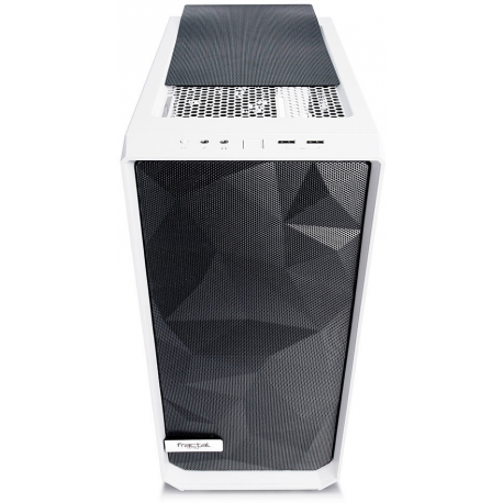 Fractal Design Meshify C White - TG FD-CA-MESH-C-WT-TGC Side window, White, ATX, Power supply included No