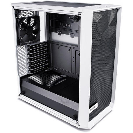 Fractal Design Meshify C White - TG FD-CA-MESH-C-WT-TGC Side window, White, ATX, Power supply included No
