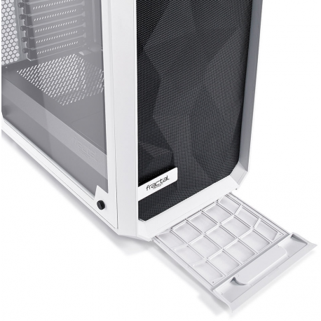 Fractal Design Meshify C White - TG FD-CA-MESH-C-WT-TGC Side window, White, ATX, Power supply included No