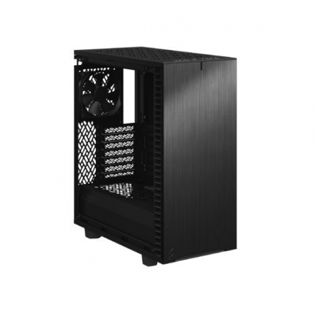 Fractal Design Define 7 Compact - Tower - ATX - no power supply (ATX) - black solid - USB/Audio - 26