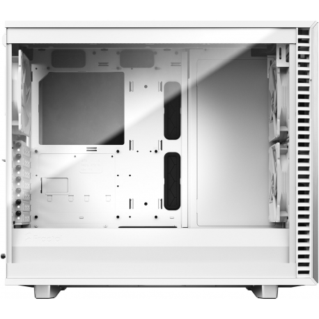 Fractal Design Define 7 - Tempered Glass Edition - tower - extended ATX - windowed side panel (tempered glass) - no power supply (ATX) - white - USB/Audio - 5