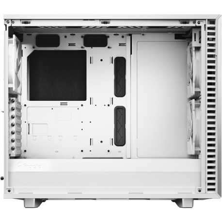 Fractal Design Define 7 - Tempered Glass Edition - tower - extended ATX - windowed side panel (tempered glass) - no power supply (ATX) - white - USB/Audio - 7