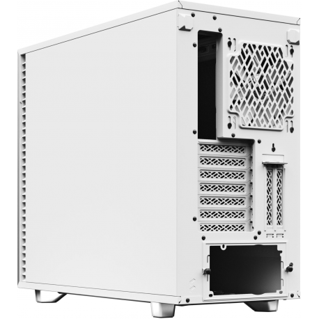 Fractal Design Define 7 - Tempered Glass Edition - tower - extended ATX - windowed side panel (tempered glass) - no power supply (ATX) - white - USB/Audio - 8
