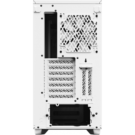 Fractal Design Define 7 - Tempered Glass Edition - tower - extended ATX - windowed side panel (tempered glass) - no power supply (ATX) - white - USB/Audio - 9