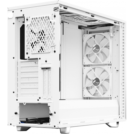 Fractal Design Define 7 - Tempered Glass Edition - tower - extended ATX - windowed side panel (tempered glass) - no power supply (ATX) - white - USB/Audio - 10