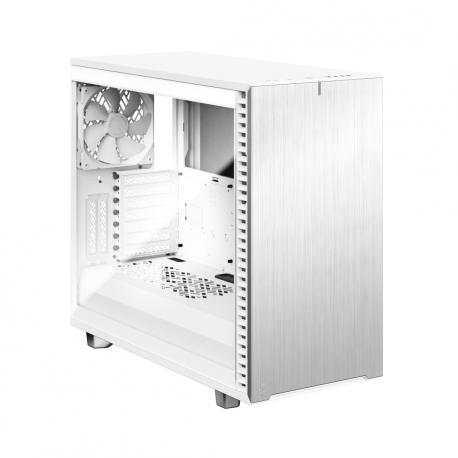 Fractal Design Define 7 - Tempered Glass Edition - tower - extended ATX - windowed side panel (tempered glass) - no power supply (ATX) - white - USB/Audio - 11