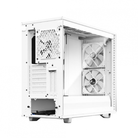 Fractal Design Define 7 - Tempered Glass Edition - tower - extended ATX - windowed side panel (tempered glass) - no power supply (ATX) - white - USB/Audio - 19