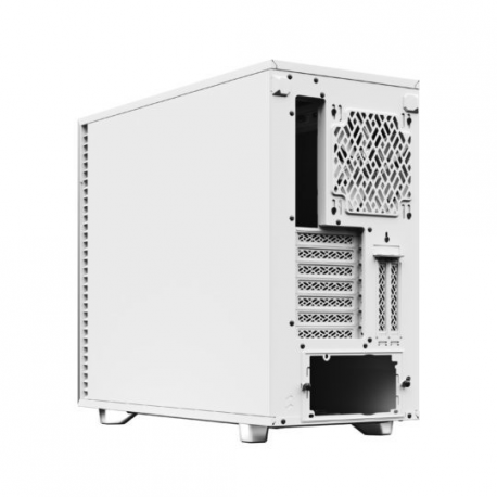 Fractal Design Define 7 - Tempered Glass Edition - tower - extended ATX - windowed side panel (tempered glass) - no power supply (ATX) - white - USB/Audio - 21