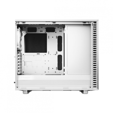 Fractal Design Define 7 - Tempered Glass Edition - tower - extended ATX - windowed side panel (tempered glass) - no power supply (ATX) - white - USB/Audio - 24