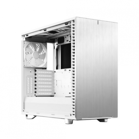 Fractal Design Define 7 - Tempered Glass Edition - tower - extended ATX - windowed side panel (tempered glass) - no power supply (ATX) - white - USB/Audio - 33