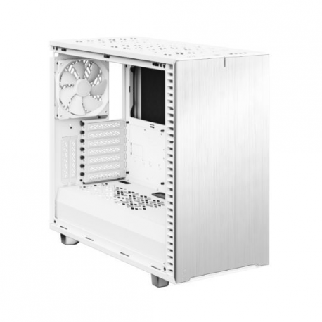 Fractal Design Define 7 - Tempered Glass Edition - tower - extended ATX - windowed side panel (tempered glass) - no power supply (ATX) - white - USB/Audio - 35